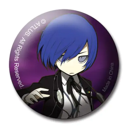 Persona Q Protagonist P3 fém kitűző termékfotó