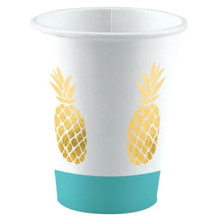 Pineapple, Ananász papír pohár 8 db-os 250 ml termékfotó