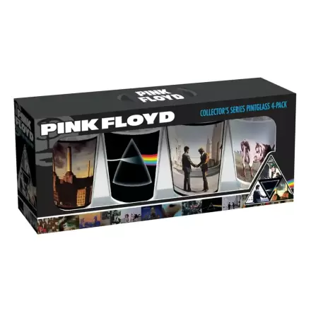 Pink Floyd: Album Covers 4 db-os üveg pohár csomag 470 ml termékfotó