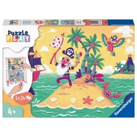 Pirate Adventure puzzle 2x24db-os termékfotó