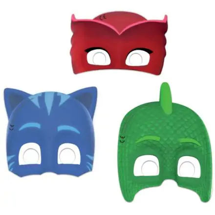 PJ Masks, Pizsihősök Maszk, álarc 6 db-os termékfotó