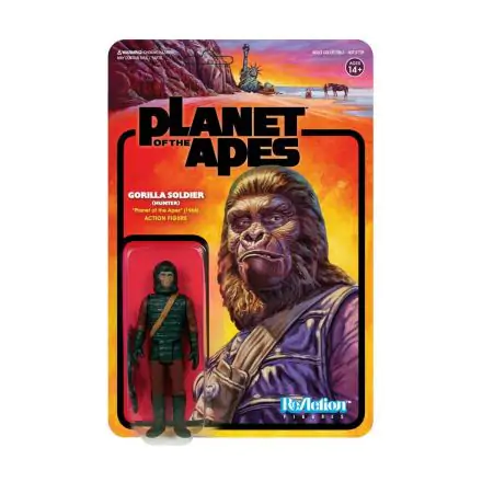 Planet of the Apes ReAction Gorilla Soldier (Hunter) akciófigura 10 cm termékfotó