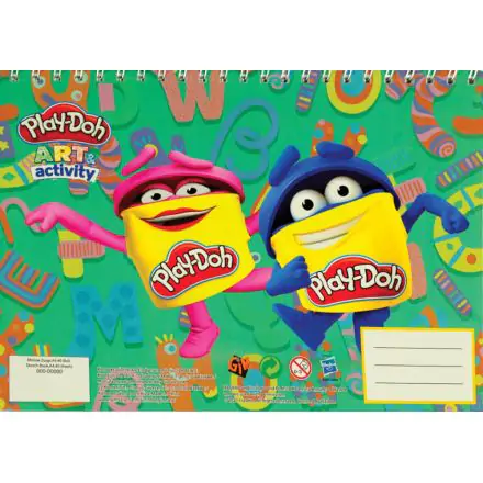 Play-Doh A/4 spirál vázlatfüzet, rajzfüzet 40 lapos termékfotó