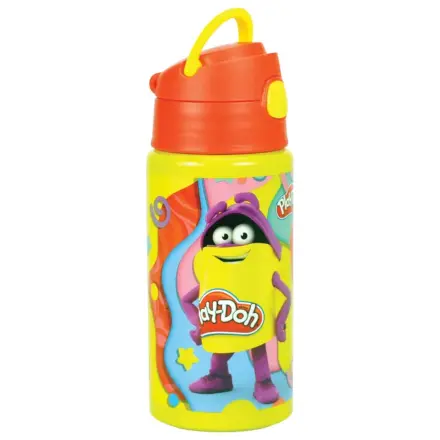 Play-Doh Happy alumínium szívószálas kulacs akasztóval 500 ml termékfotó