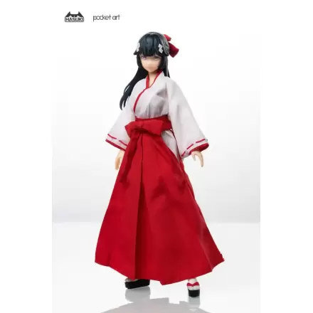 Pocket Art Action 1/12 PA005 Exorcism Shrine Maiden Tsubaki akciófigura 15 cm termékfotó