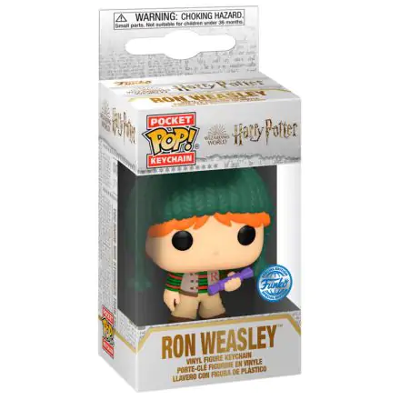 Pocket Funko POP kulcstartó Harry Potter Holiday Ron Exlusive termékfotója