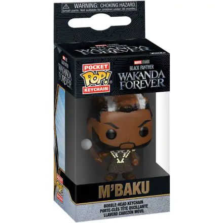 Pocket Funko POP kulcstartó Marvel Black Panther Wakanda Forever M Baku termékfotója
