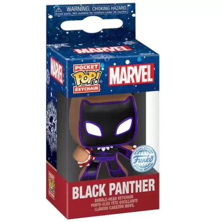 Pocket Funko POP kulcstartó Marvel Holiday Black Panther termékfotója