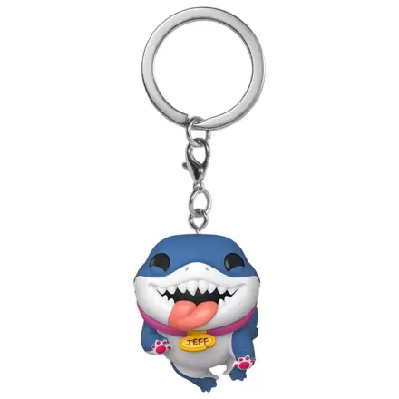 Pocket Funko POP kulcstartó Marvel Rivals Jeff the Land Shark termékfotó