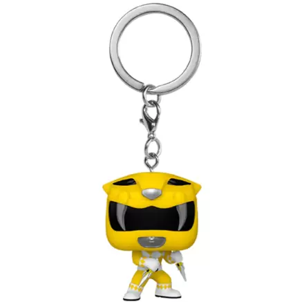 Pocket Funko POP kulcstartó Power Rangers 30. évfordulós Yellow Ranger termékfotója