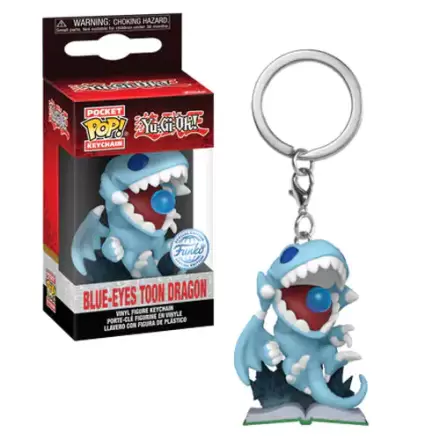 Pocket Funko POP kulcstartó Yu-Gi-Oh Blue-Eyes Toon Dragon Attack termékfotó