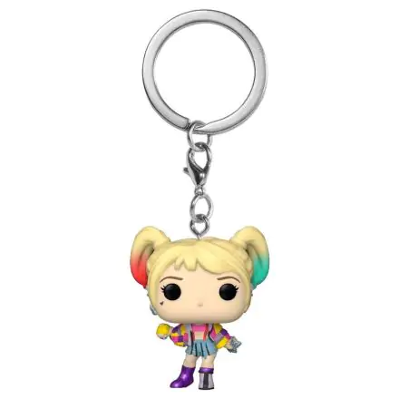 Funko Pocket POP kulcstartó DC Birds of Prey Harley Quinn szalagos kabát termékfotó