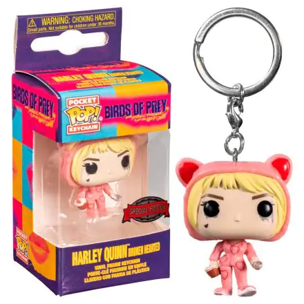 Funko Pocket POP kulcstartó DC Comics Birds of Prey Harley Quinn Broken Exkluzív termékfotó
