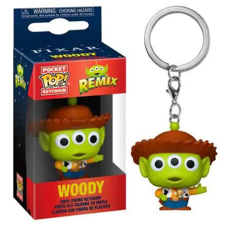 Funko Pocket POP kulcstartó Disney Pixar Alien Remix Woody termékfotó