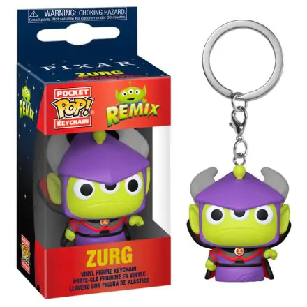 Funko Pocket POP kulcstartó Disney Pixar Alien Remix Zurg termékfotó