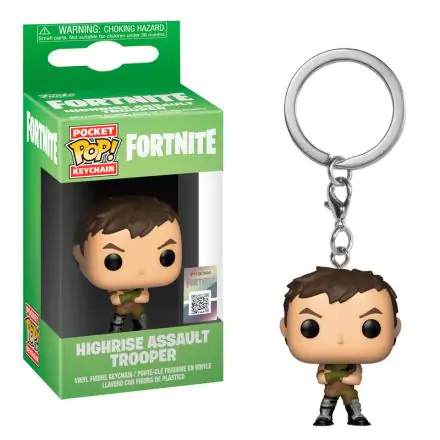 Funko Pocket POP kulcstartó Fortnite Highrise Assault Trooper termékfotó