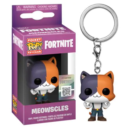 Funko Pocket POP kulcstartó Fortnite Meowscles termékfotó