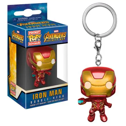 Funko Pocket POP kulcstartó Marvel Bosszúállók Infinity War Iron Man termékfotója