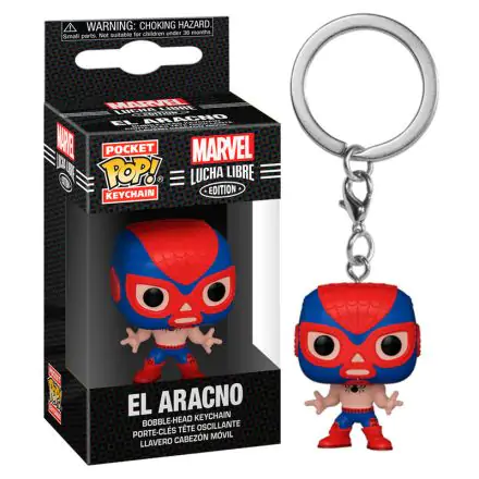 Funko Pocket POP kulcstartó Marvel Luchadores Spider-man El Aracno termékfotó