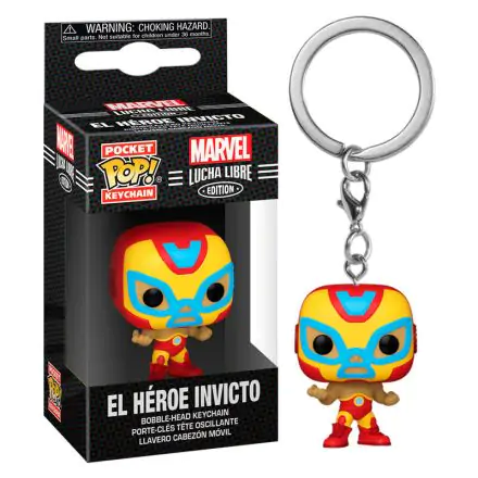 Funko Pocket POP kulcstartó Marvel Luchadores Iron Man El Heroe Invicto termékfotó