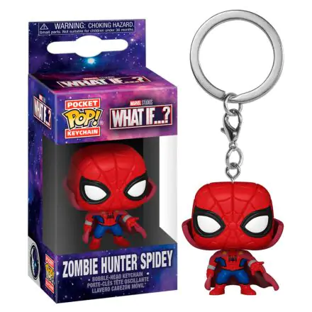 Funko Pocket POP kulcstartó Marvel What If Zombie Pókember termékfotó