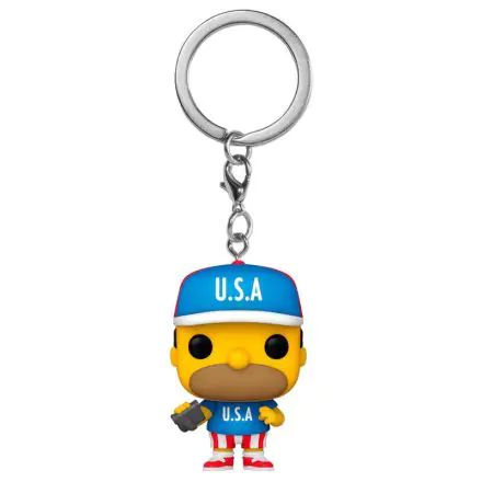 Funko Pocket POP kulcstartó Simpsons USA Homer termékfotó