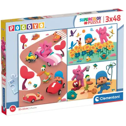 Pocoyo puzzle 3x48db-os termékfotó