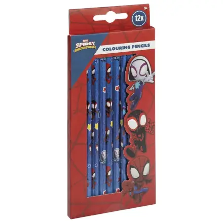 Pókember Spidey Friends színes ceruza szett 12 db-os termékfotó