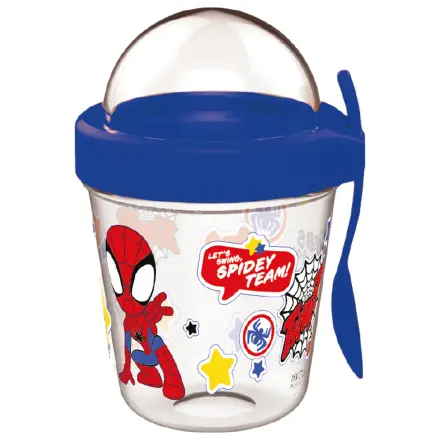 Pókember Spidey pohár snack tartó fedéllel és kanállal 350 ml termékfotó