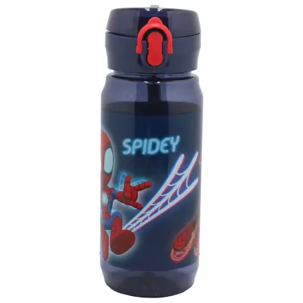 Pókember Spidey Web műanyag kulacs akasztóval 600 ml termékfotó