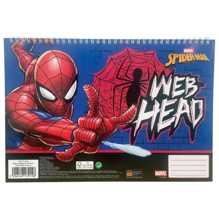 Pókember Web Head A/4 spirál vázlatfüzet, 30 lapos termékfotó
