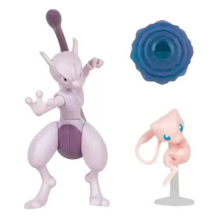 Pokémon 2 db-os figura csomag Mewtwo 10 cm & Mew 5 cm termékfotó