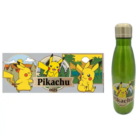 Pokémon A Wild Pikachu rozsdamentes acél palack kulacs termékfotó