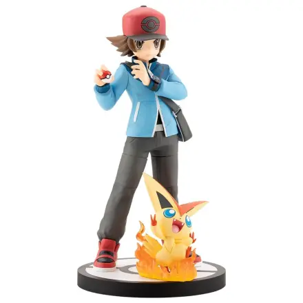 Pokémon ARTFX J 1/8 Hilbert with Victini PVC figura 20 cm termékfotó