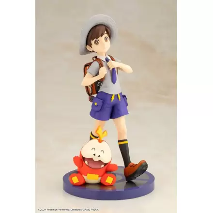 Pokémon ARTFXJ 1/8 Florian with Fuecoco szobor figura 20 cm termékfotója