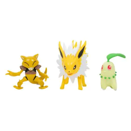Pokémon Battle Chikorita, Abra, Jolteon figura csomag 5 cm termékfotó