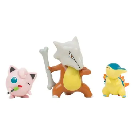 Pokémon Battle Cyndaquil, Jigglypuff #1, Marowak figura csomag 5 cm termékfotó