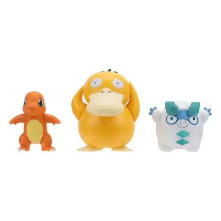Pokémon Battle Figura Charmander #4, Galarian Darumaka, Psyduck 3 db-os figura csomag 5 cm termékfotó