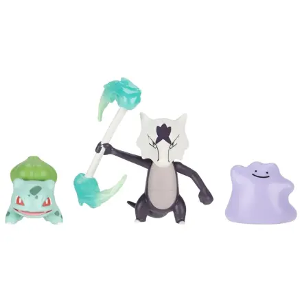 Pokémon Battle figura csomag akciófigura Bulbasaur, Ditto & Alolan Marowak (3-darabos) termékfotó