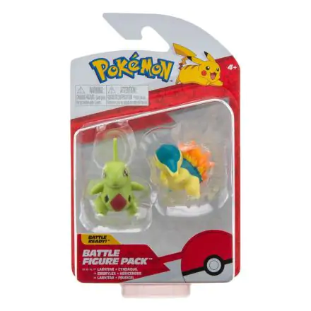 Pokémon Battle figura  Cyndaquil & Larvitar figurák 5 cm termékfotó