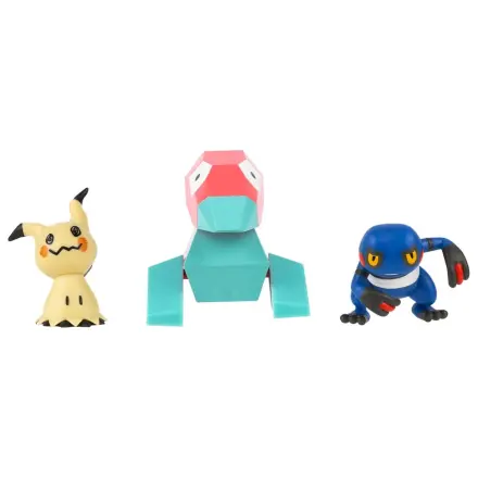 Pokémon Battle figura Mimikyu, Porygon & Croagunk 3 db-os figura csomag termékfotó