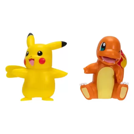 Pokémon Battle Figure First Partner Charmander #2, female Pikachu 2 db-os figura csomag termékfotó
