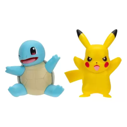 Pokémon Battle Figure First Partner Squirtle #2, Pikachu #9 2 db-os figura csomag termékfotó