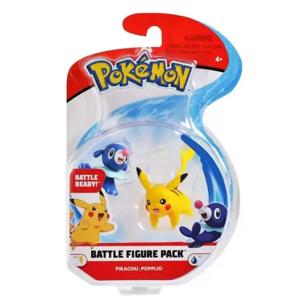 Pokémon Battle Figure Pikachu, Popplio 2 db-os figura csomag termékfotó