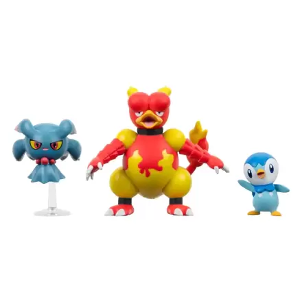 Pokémon Battle Figure Piplup, Misdreavus, Magmar 3 db-os figura csomag 5 cm termékfotó