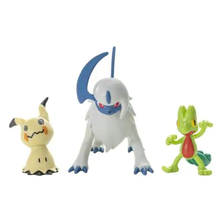 Pokémon Battle figure Treecko, Mimikyu, Absol 3 db-os figura csomag termékfotó
