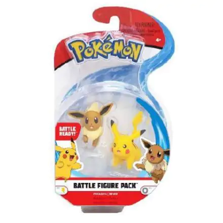 Pokémon Battle Mini figura csomag Eevee & Pikachu 5 cm termékfotó