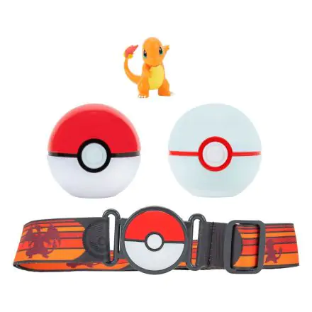 Pokémon Clip 'N'Go Belt Poké Ball, Premier Ball & Charmander #1 termékfotó