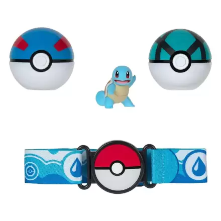 Pokémon Clip'n'Go Poké Ball Belt Set Great Ball, Net Ball & Squirtle termékfotó