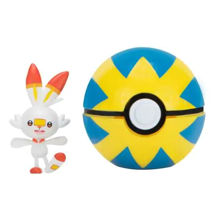 Pokémon Clip'n'Go Poké Ball Scorbunny & Quick Ball termékfotó